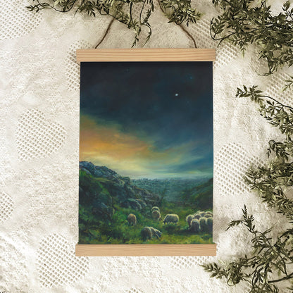 Jesus And The Lamb Picture - All Things Bow In Humble Reverence Portrait Hanging Canvas Wall Art - Christian Wall Decor - Religious Canvas