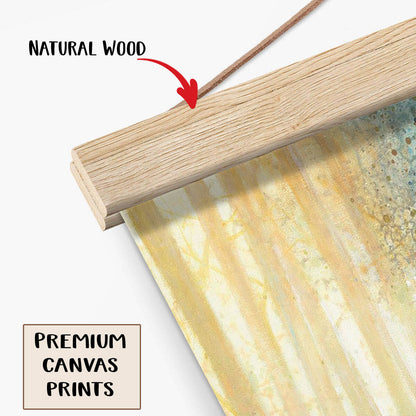 Jesus And The Lamb Picture - He Leadeth Me Portrait Hanging Canvas Wall Art - Christian Wall Decor - Religious Canvas