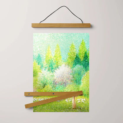 Jesus And The Lamb Picture - He Shall Find What Is Lost Portrait Hanging Canvas Wall Art - Christian Wall Decor - Religious Canvas