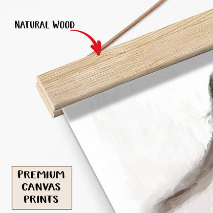 Jesus And The Lamb Picture - Look To Him Portrait Hanging Canvas Wall Art - Christian Wall Decor - Religious Canvas