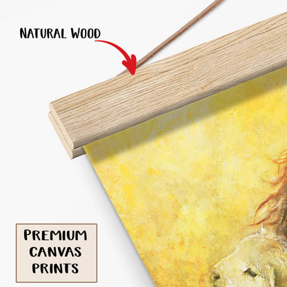 Jesus And The Lamb Picture - Seeds Of Joy Portrait Hanging Canvas Wall Art - Christian Wall Decor - Religious Canvas