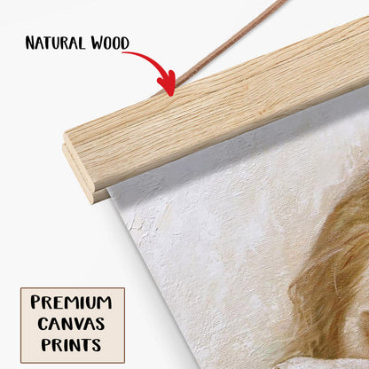 Jesus And The Lamb Picture - The Shepherd's Embrace Portrait Hanging Canvas Wall Art - Christian Wall Decor - Religious Canvas