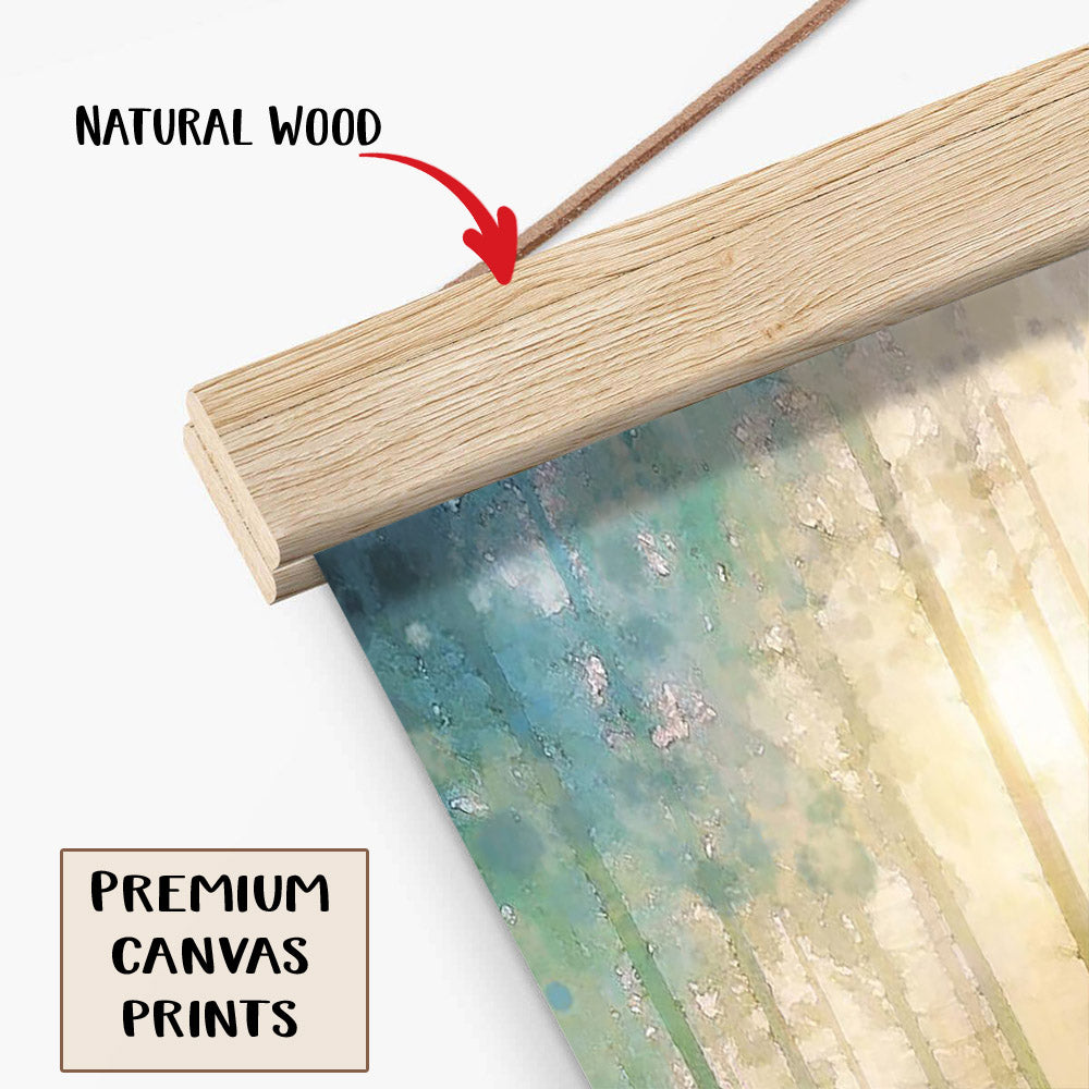 Jesus And The Lamb Picture - Upon His Shoulders Portrait Hanging Canvas Wall Art - Christian Wall Decor - Religious Canvas