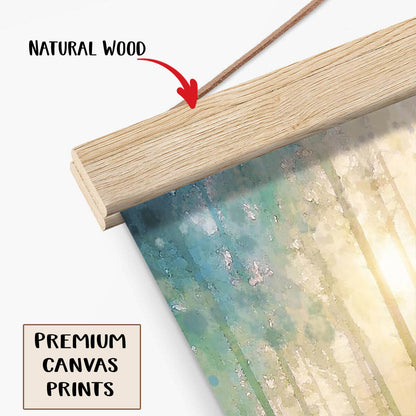 Jesus And The Lamb Picture - Upon His Shoulders Portrait Hanging Canvas Wall Art - Christian Wall Decor - Religious Canvas