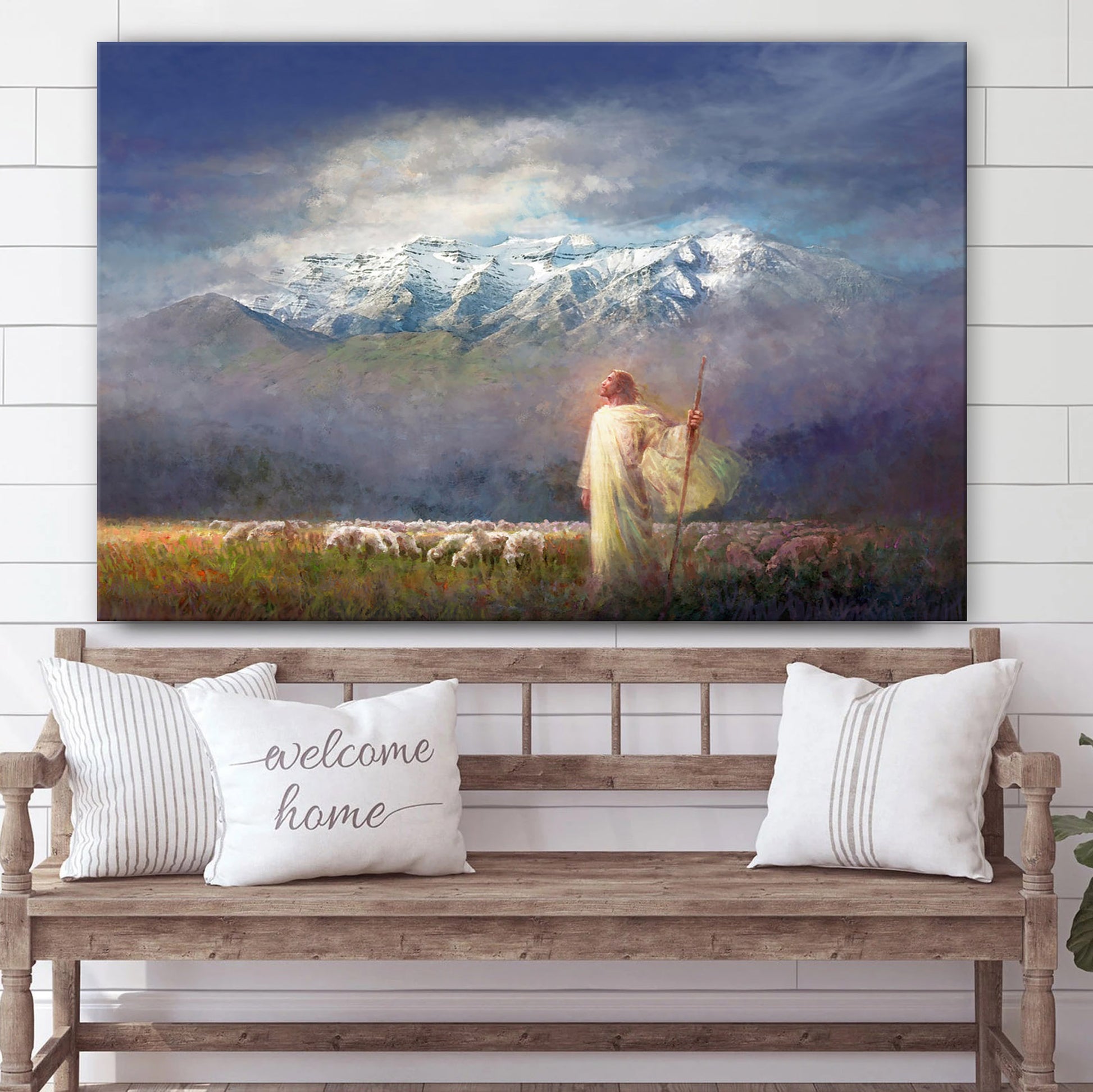 Jesus And The Lamb Picture - You Came Near Canvas Wall Art - Christian Wall Decor
