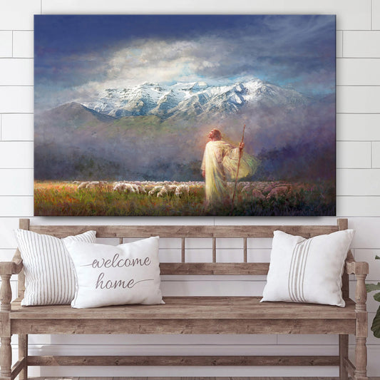 Jesus And The Lamb Picture - You Came Near Canvas Wall Art - Christian Wall Decor