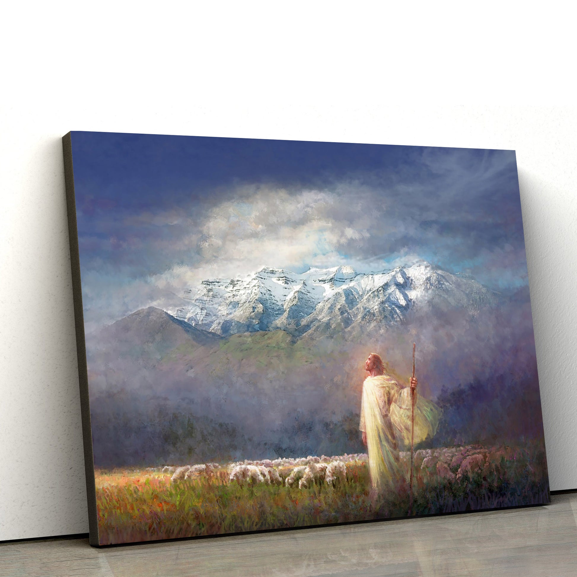 Jesus And The Lamb Picture - You Came Near Canvas Wall Art - Christian Wall Decor