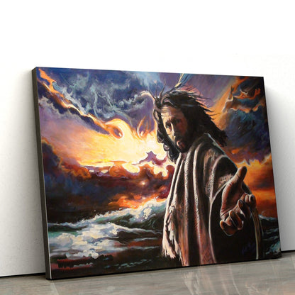 Jesus Art - Jesus Canvas Wall Art - Christian Wall Art