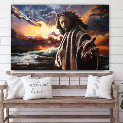 Jesus Art - Jesus Canvas Wall Art - Christian Wall Art