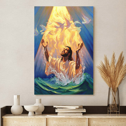 Jesus Art Canvas Picture - Jesus Christ Canvas Art - Christian Wall Canvas