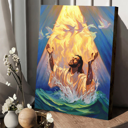 Jesus Art Canvas Picture - Jesus Christ Canvas Art - Christian Wall Canvas