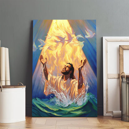 Jesus Art Canvas Picture - Jesus Christ Canvas Art - Christian Wall Canvas