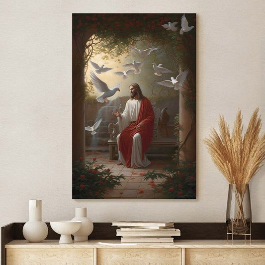 Jesus As A King - Canvas Picture - Jesus Christ Canvas - Christian Wall Art