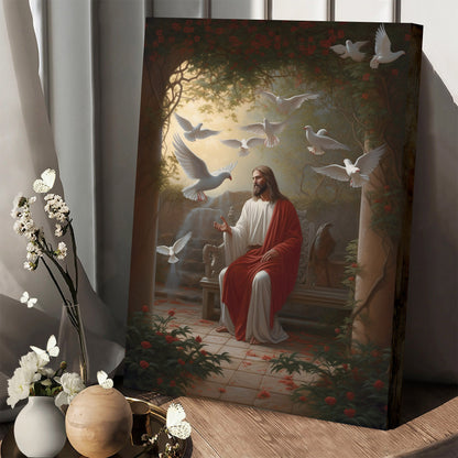 Jesus As A King - Canvas Picture - Jesus Christ Canvas - Christian Wall Art
