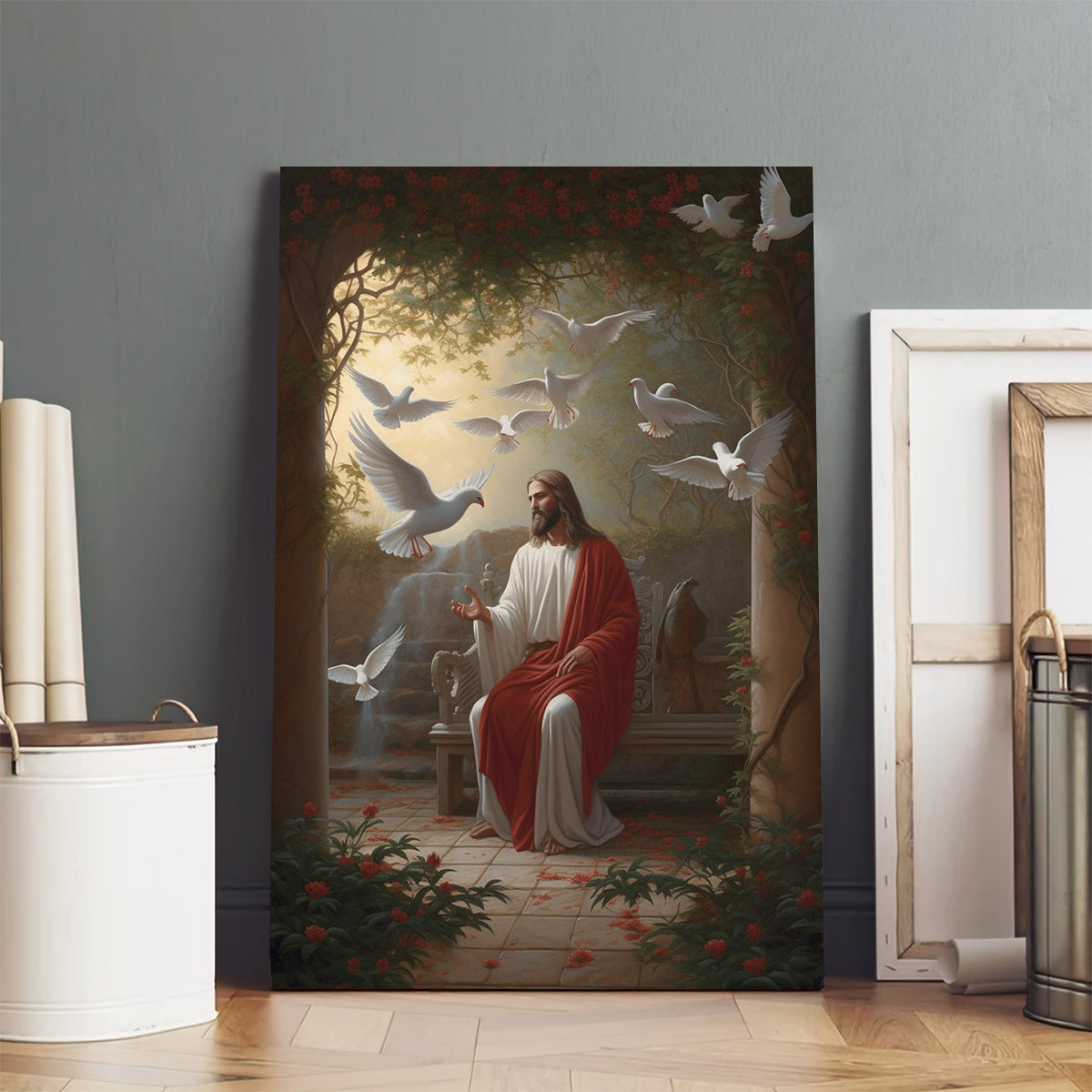 Jesus As A King - Canvas Picture - Jesus Christ Canvas - Christian Wall Art