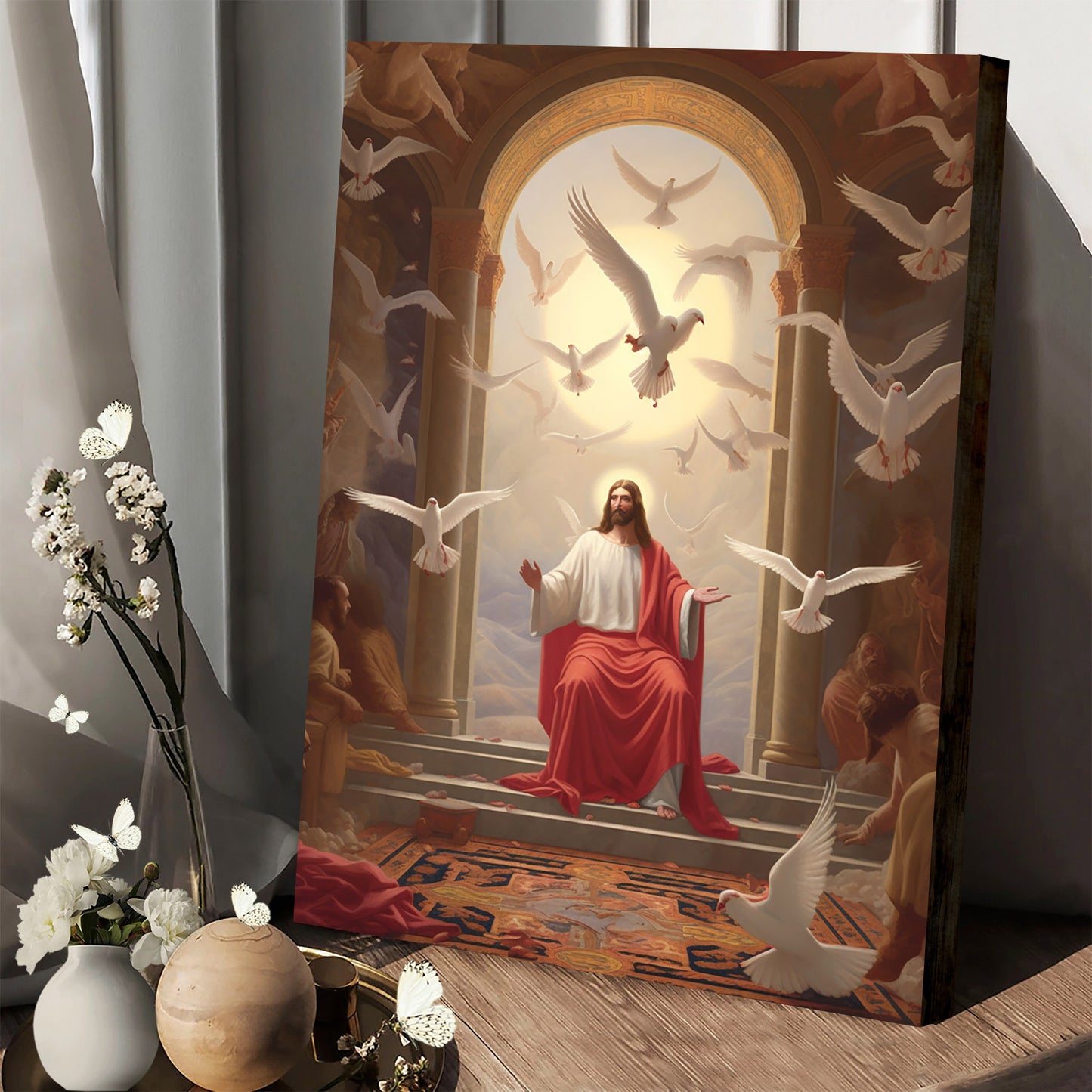 Jesus As A King 1 - Canvas Picture - Jesus Christ Canvas - Christian Wall Art