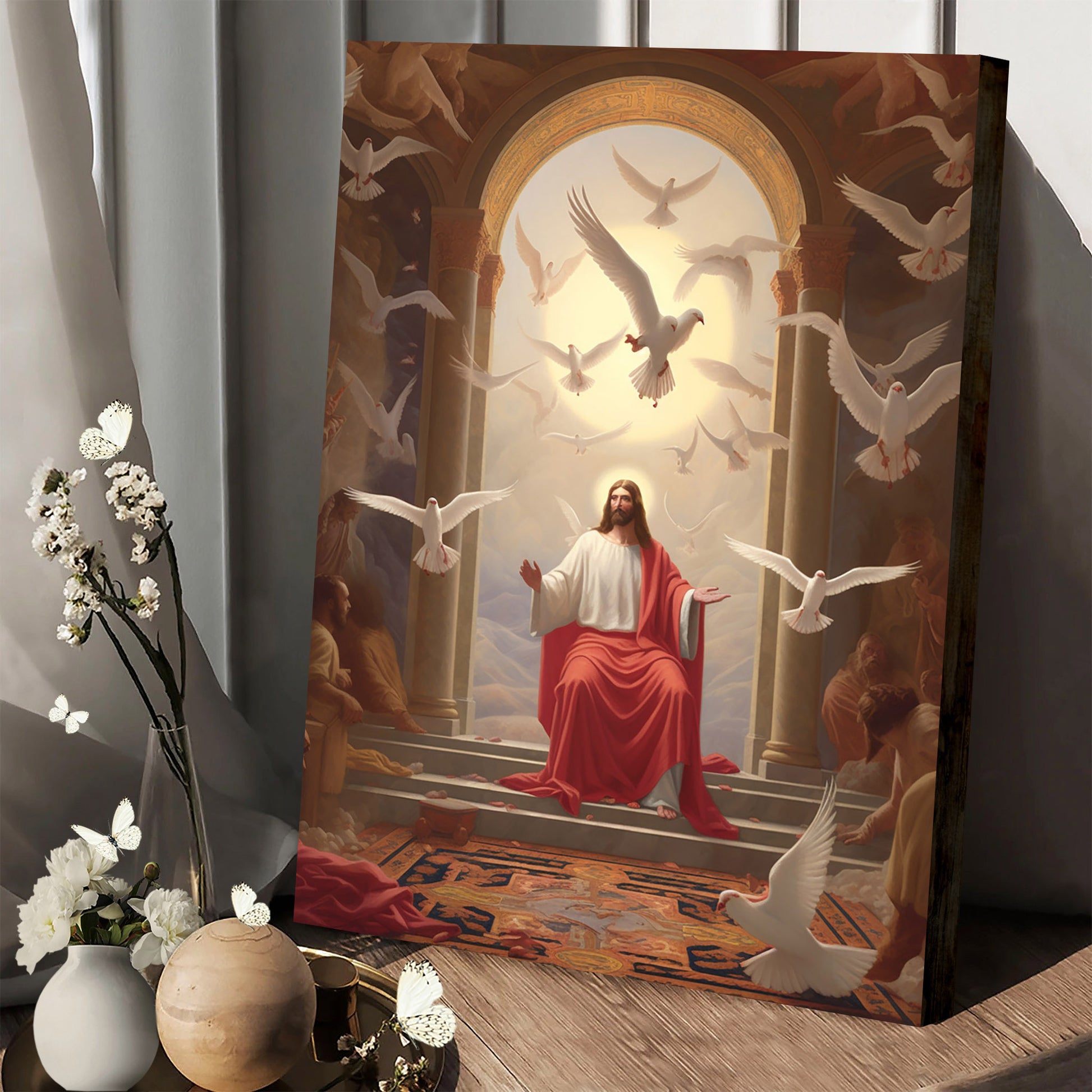 Jesus As A King 1 - Canvas Picture - Jesus Christ Canvas - Christian Wall Art