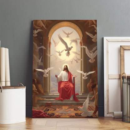 Jesus As A King 1 - Canvas Picture - Jesus Christ Canvas - Christian Wall Art