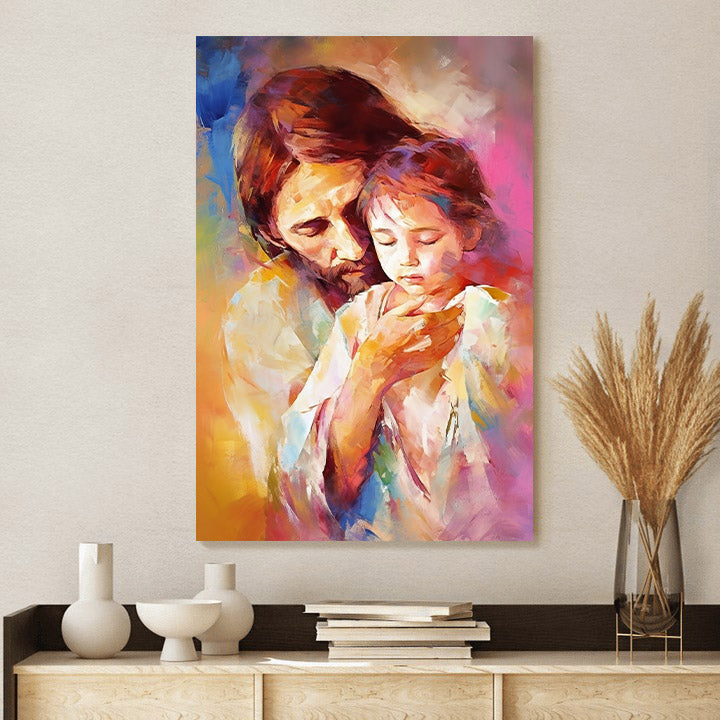 Jesus Baby - Canvas Pictures - Jesus Christ Canvas - Christian Wall Art