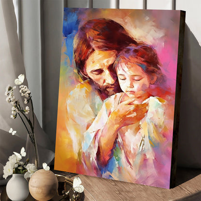 Jesus Baby - Canvas Pictures - Jesus Christ Canvas - Christian Wall Art