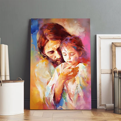 Jesus Baby - Canvas Pictures - Jesus Christ Canvas - Christian Wall Art