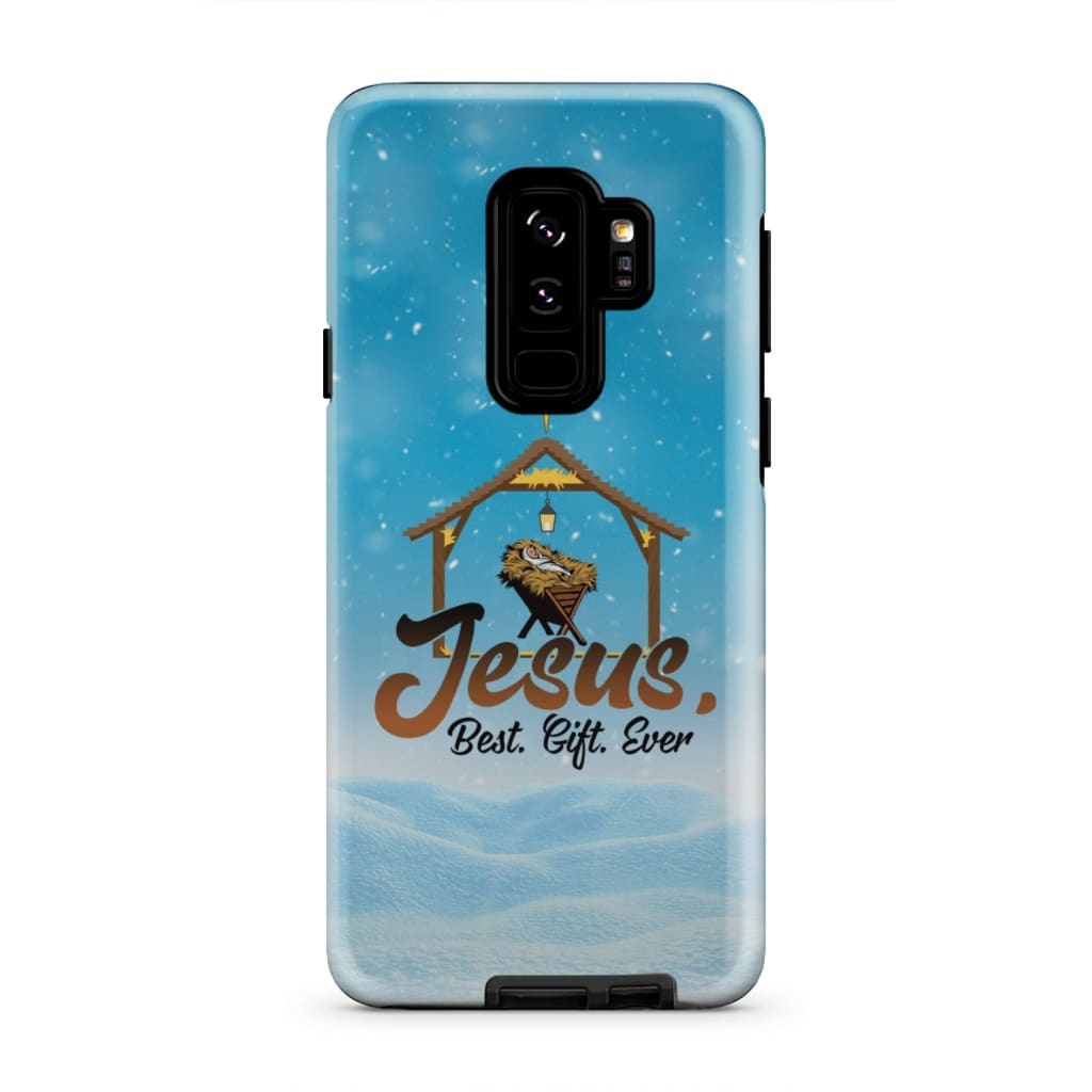Jesus Best Gift Ever - Baby Jesus In A Manger - Christmas Phone Case - Inspirational Bible Scripture iPhone Cases