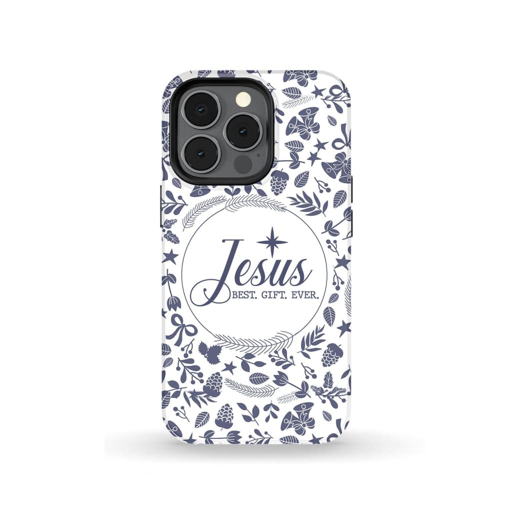 Jesus Best Gift Ever - Christian Christmas Phone Case - Inspirational Bible Scripture iPhone Cases
