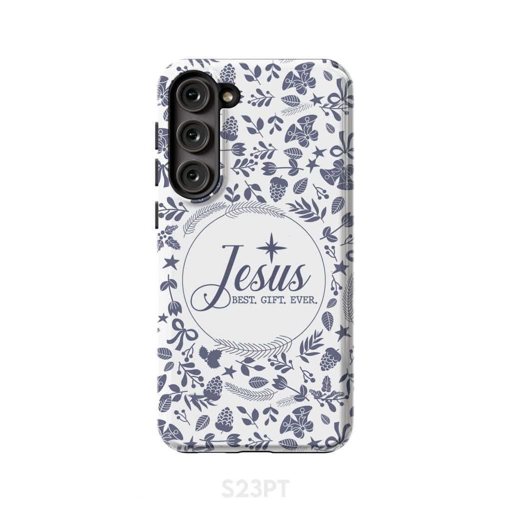 Jesus Best Gift Ever - Christian Christmas Phone Case - Inspirational Bible Scripture iPhone Cases