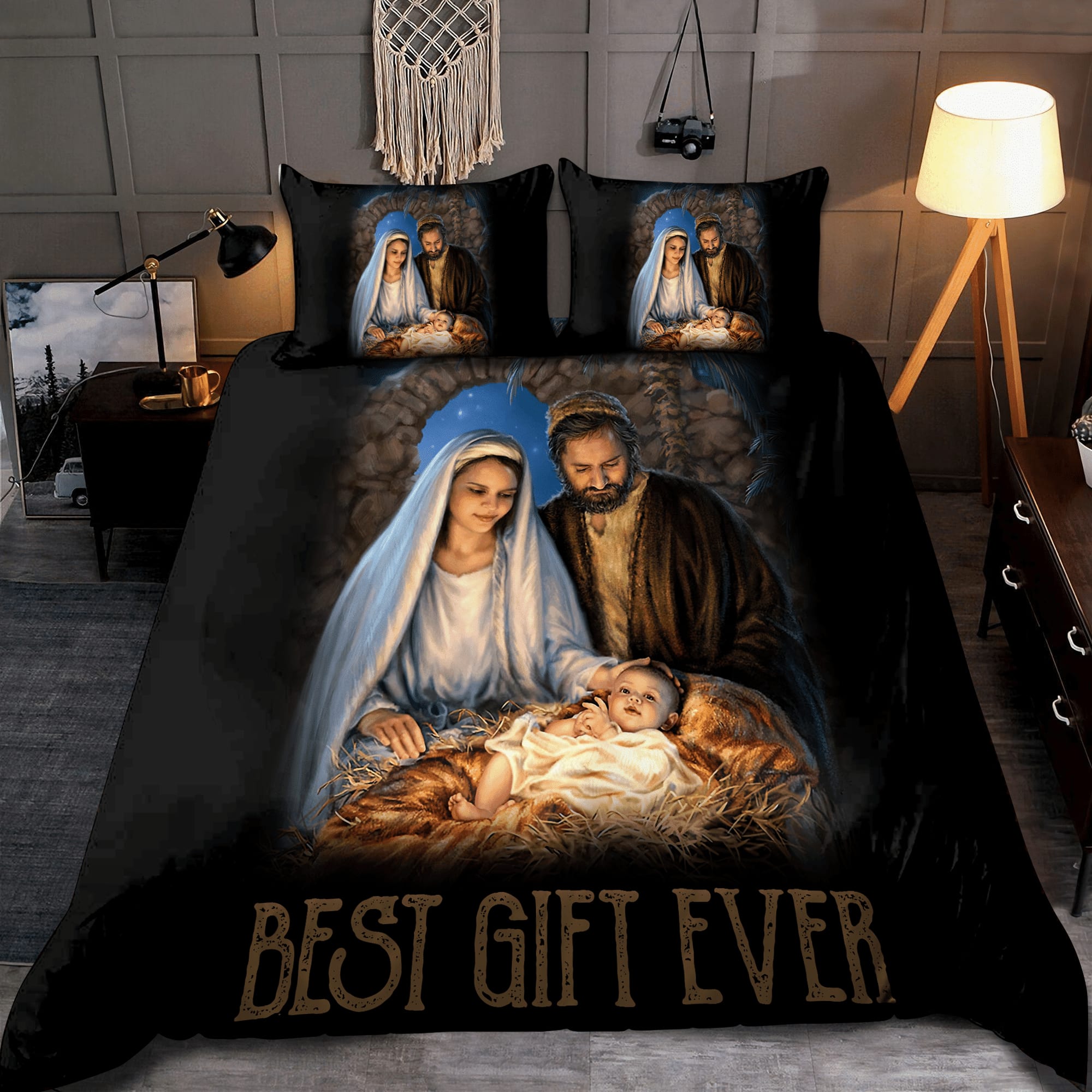 Jesus Best Gift Ever Jesus Bedding Set - Christian Bedding Sets