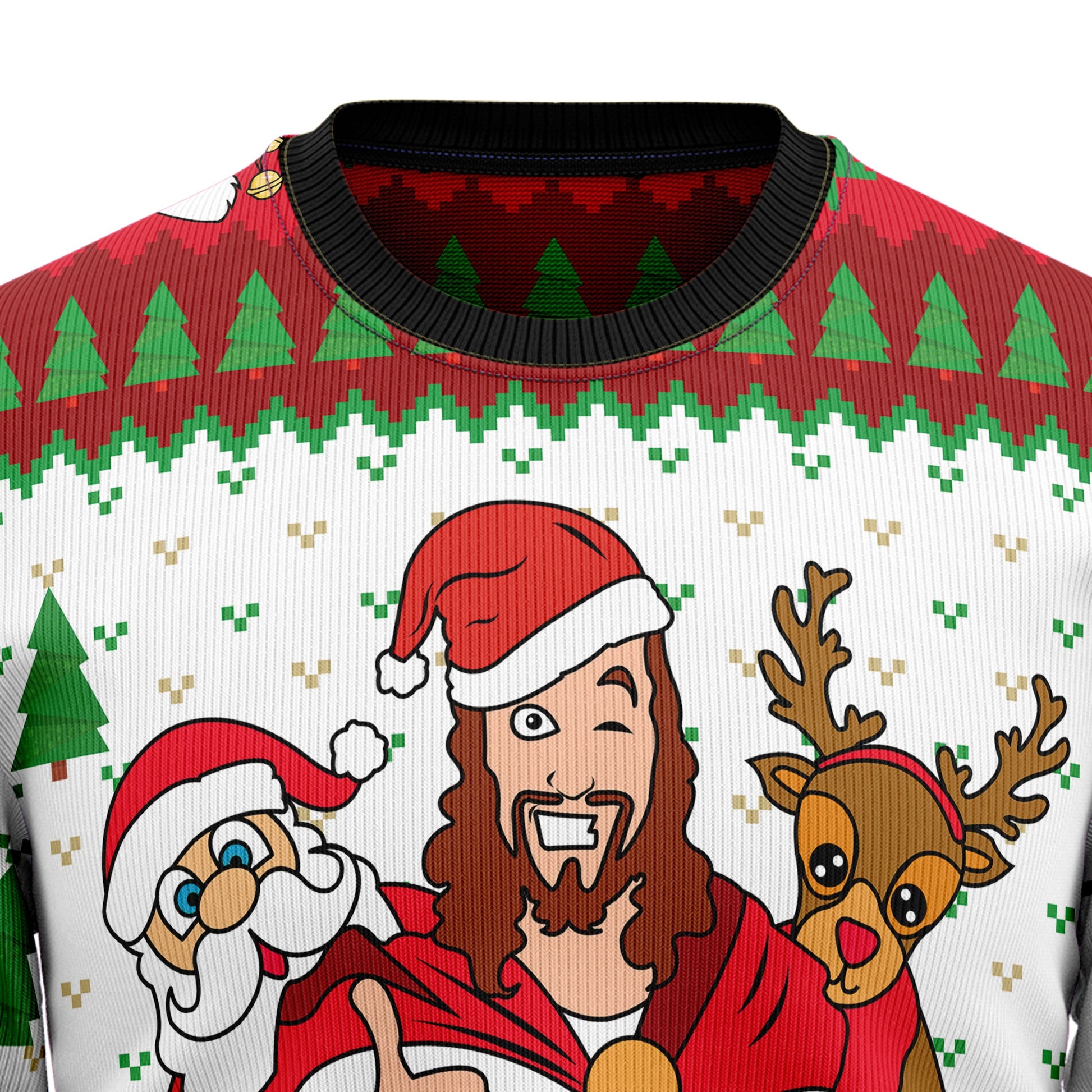 Jesus Birthday Boy Ugly Christmas Sweater - Xmas Gifts For Him Or Her - Christmas Gift For Friends - Jesus Christ Sweater