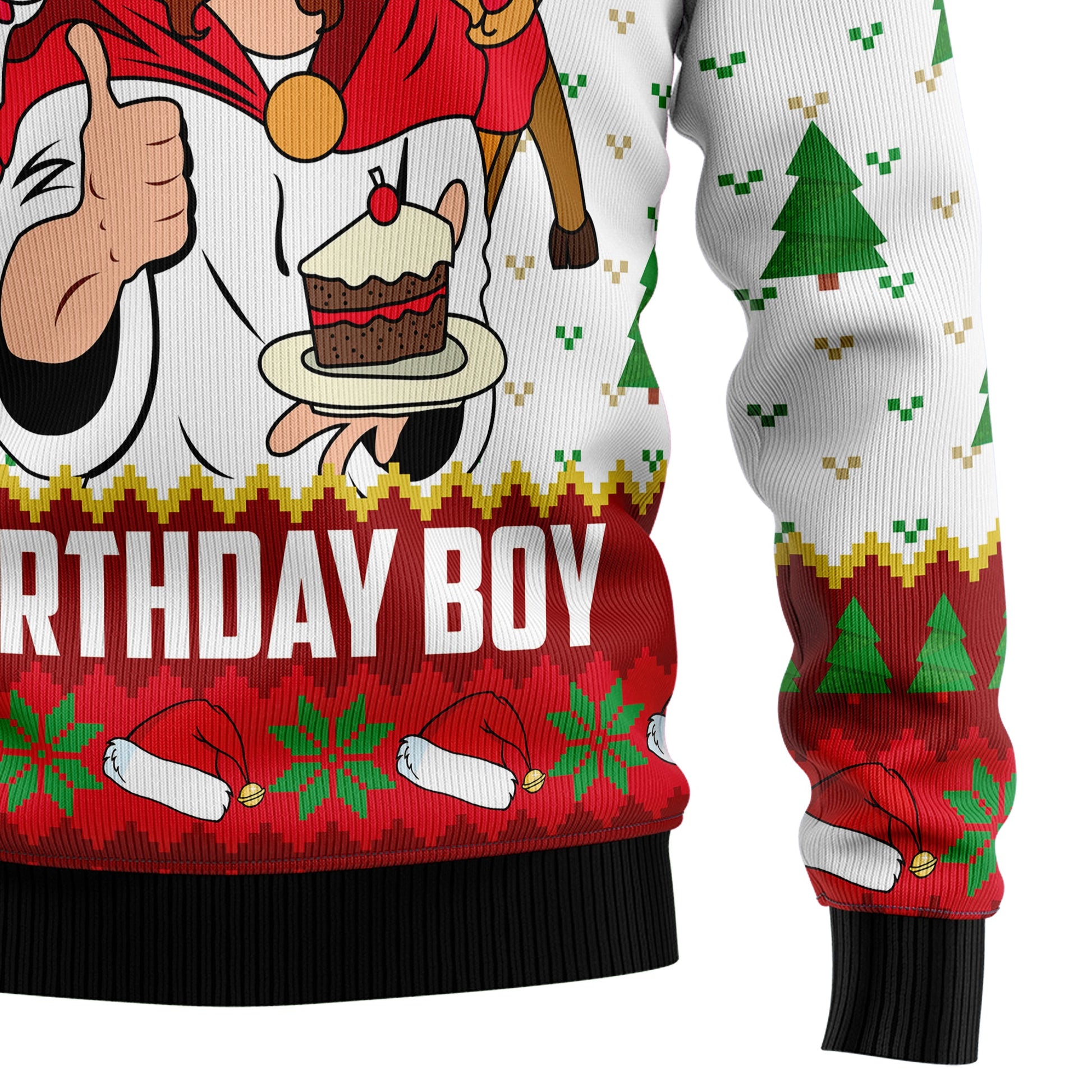 Jesus Birthday Boy Ugly Christmas Sweater - Xmas Gifts For Him Or Her - Christmas Gift For Friends - Jesus Christ Sweater