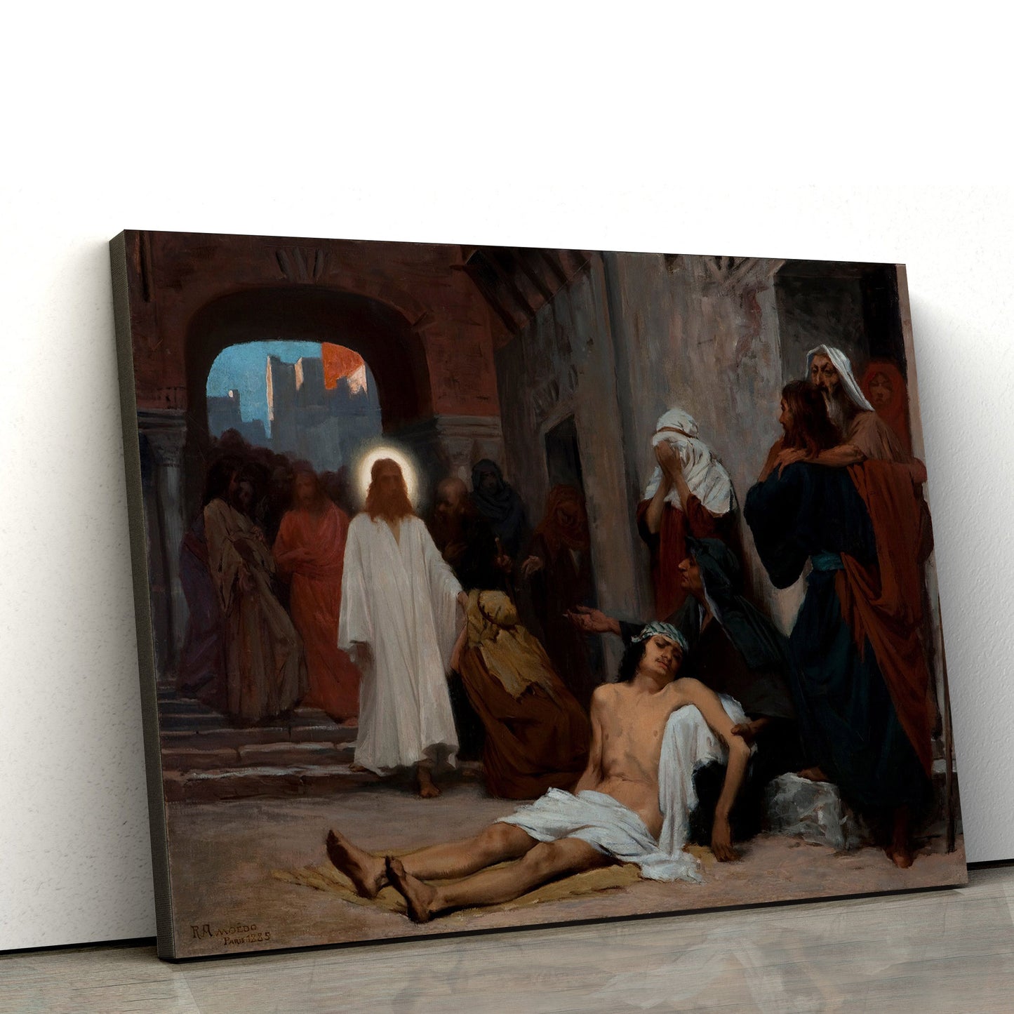 Jesus Capernaum - Jesus Canvas Wall Art - Christian Wall Art