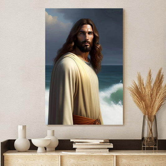 Jesus Catholic Art Prayer Room - Jesus Canvas Pictures - Christian Wall Art