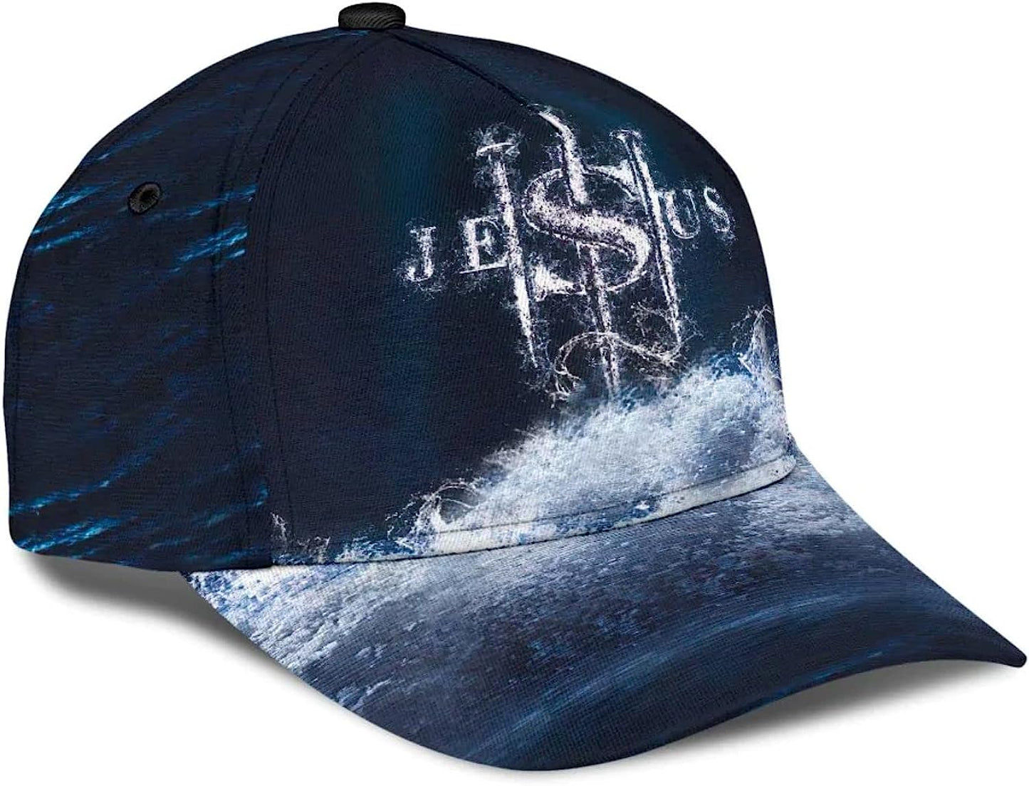 Jesus Changed My Life All Over Print Baseball Cap - Christian Hats For Men Women