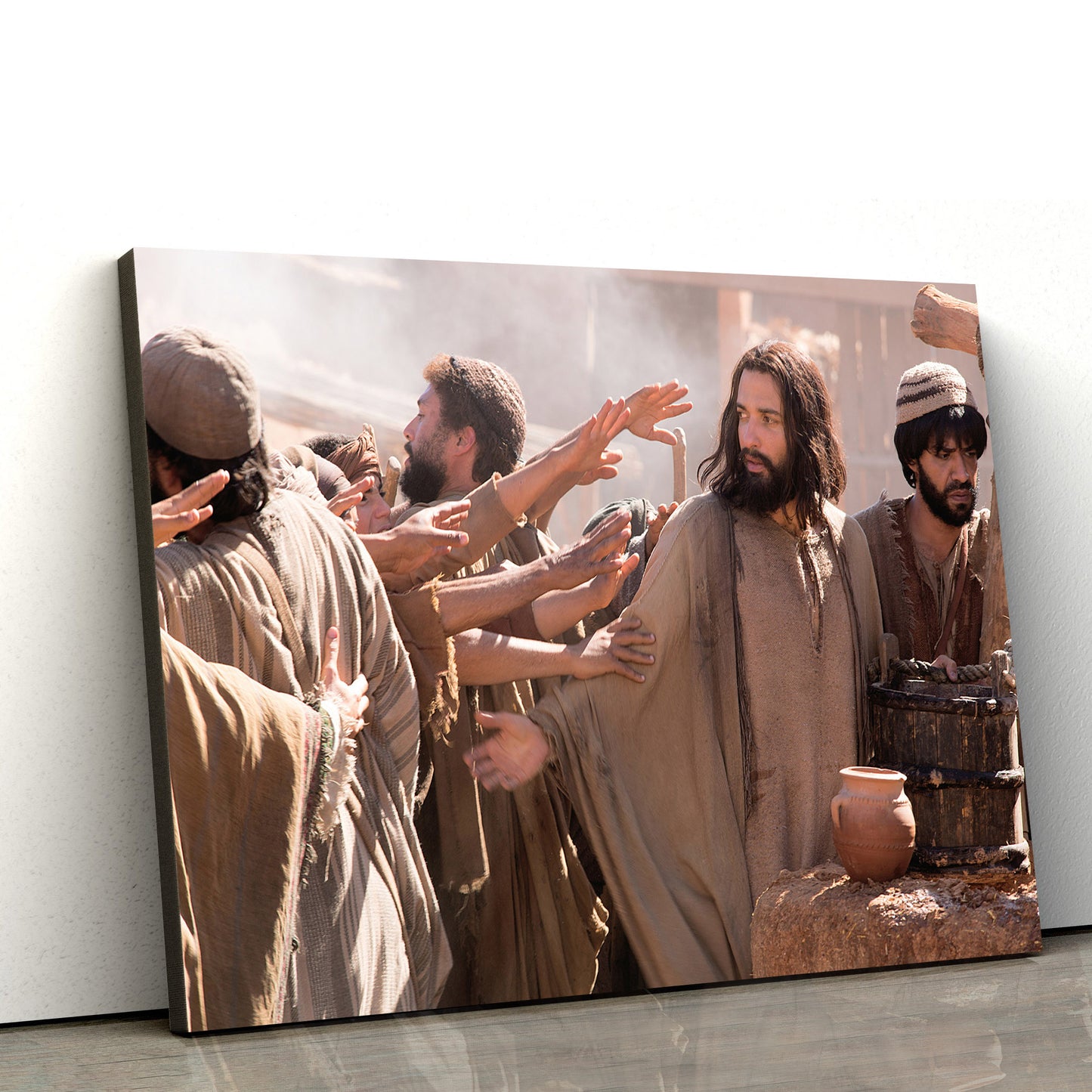 Jesus Christ 2 - Jesus Canvas Wall Art - Christian Wall Art