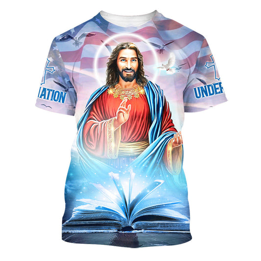 Jesus Christ 3d All Over Print Shirt - Christian 3d Shirts For Men Women