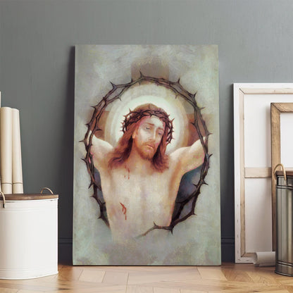 Jesus Christ After The Crucifixion Canvas Wall Art - Jesus Christ Painting - Religious Gift - Christian Wall Art Decor