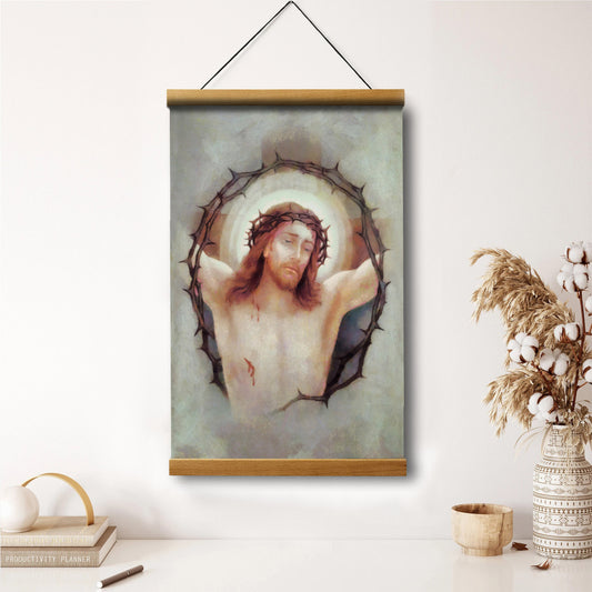 Jesus Christ After The Crucifixion Hanging Canvas Wall Art - Jesus Christ Painting - Religious Gift - Christian Wall Art Decor
