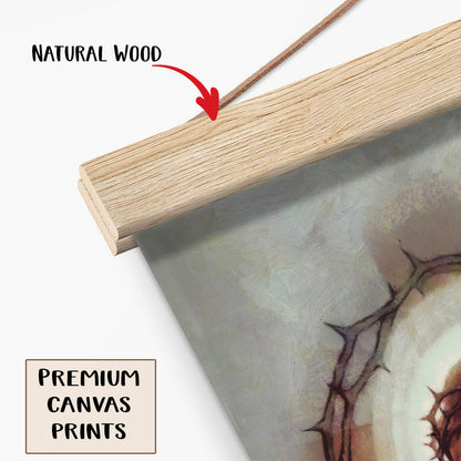 Jesus Christ After The Crucifixion Hanging Canvas Wall Art - Jesus Christ Painting - Religious Gift - Christian Wall Art Decor