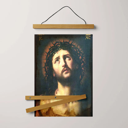 Jesus Christ After The Crucifixion Hanging Canvas Wall Art - Jesus Portrait Picture - Religious Gift - Christian Wall Art Decor