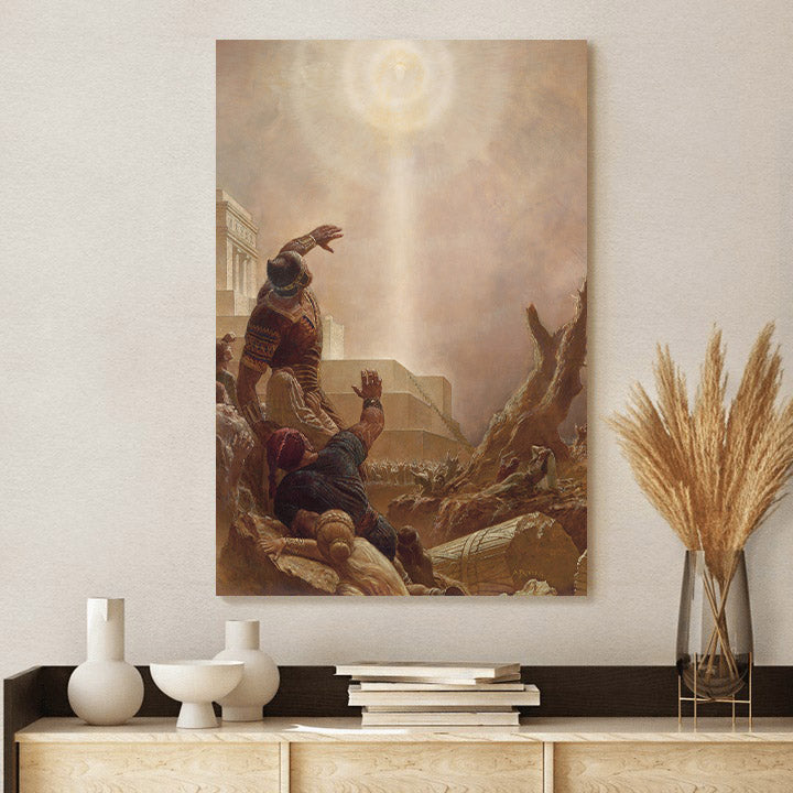 Jesus Christ Appears to the Nephites Canvas Wall Art - Religious Canvas Wall Art - Christian Paintings For Home