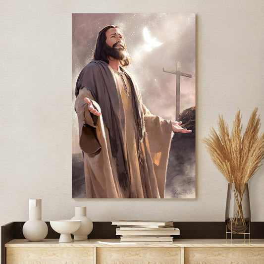 Jesus Christ Art Canvas Picture - Jesus Christ Canvas Art - Christian Wall Canvas