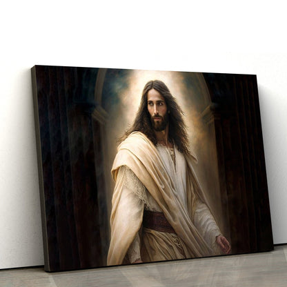Jesus Christ Art Canvas Wall Art - Jesus Canvas Picture - Christian Canvas Art