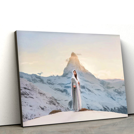 Jesus Christ Art Lds Art To Move Mountains - Jesus Canvas Pictures - Christian Wall Art