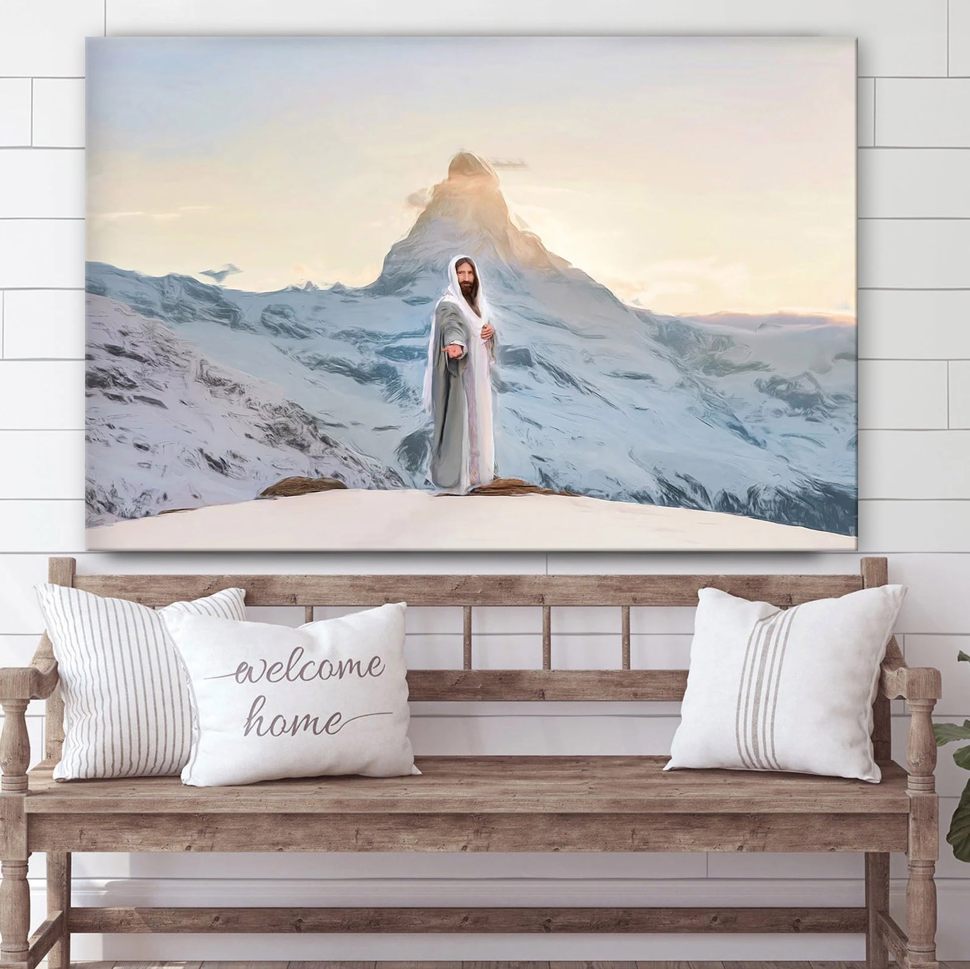 Jesus Christ Art Lds Art To Move Mountains - Jesus Canvas Pictures - Christian Wall Art