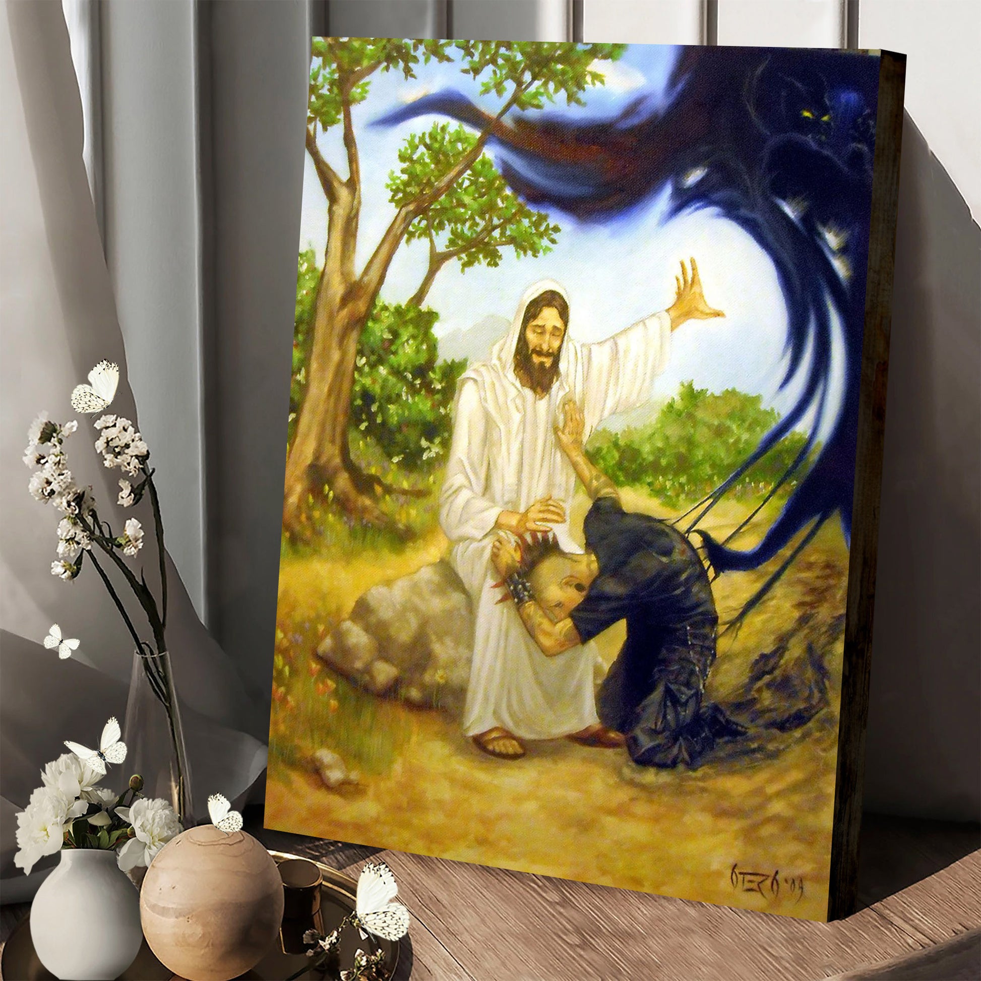 Jesus Christ Canvas Picture - Jesus Christ Canvas Art - Christian Wall Canvas