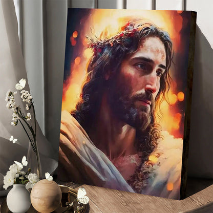 Jesus Christ Canvas Print Canvas Prints - Jesus Christ Art - Christian Canvas Wall Decor