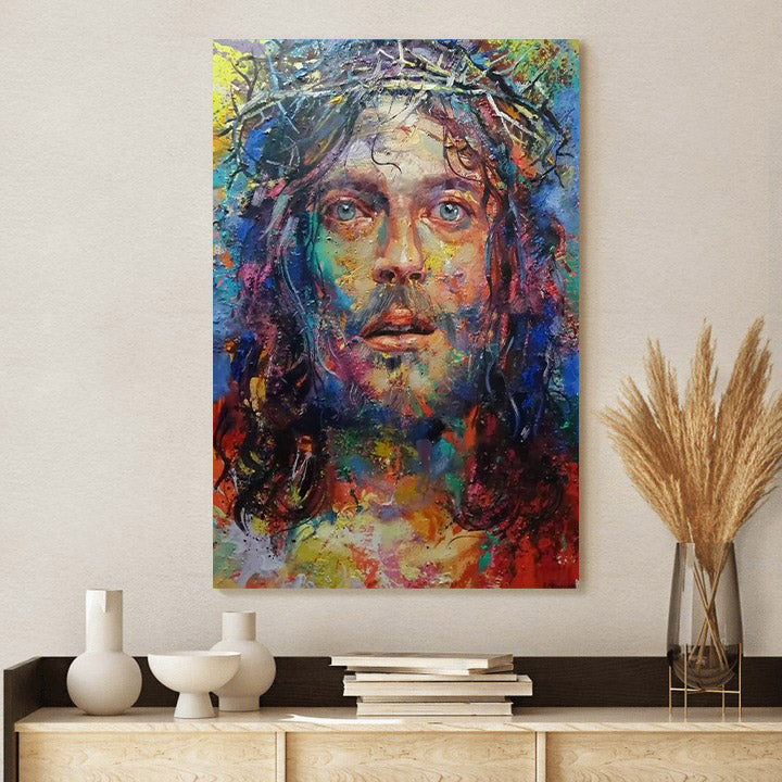 Jesus Christ Canvas Print Wall Art Canvas Prints - Jesus Christ Art - Christian Canvas Wall Decor