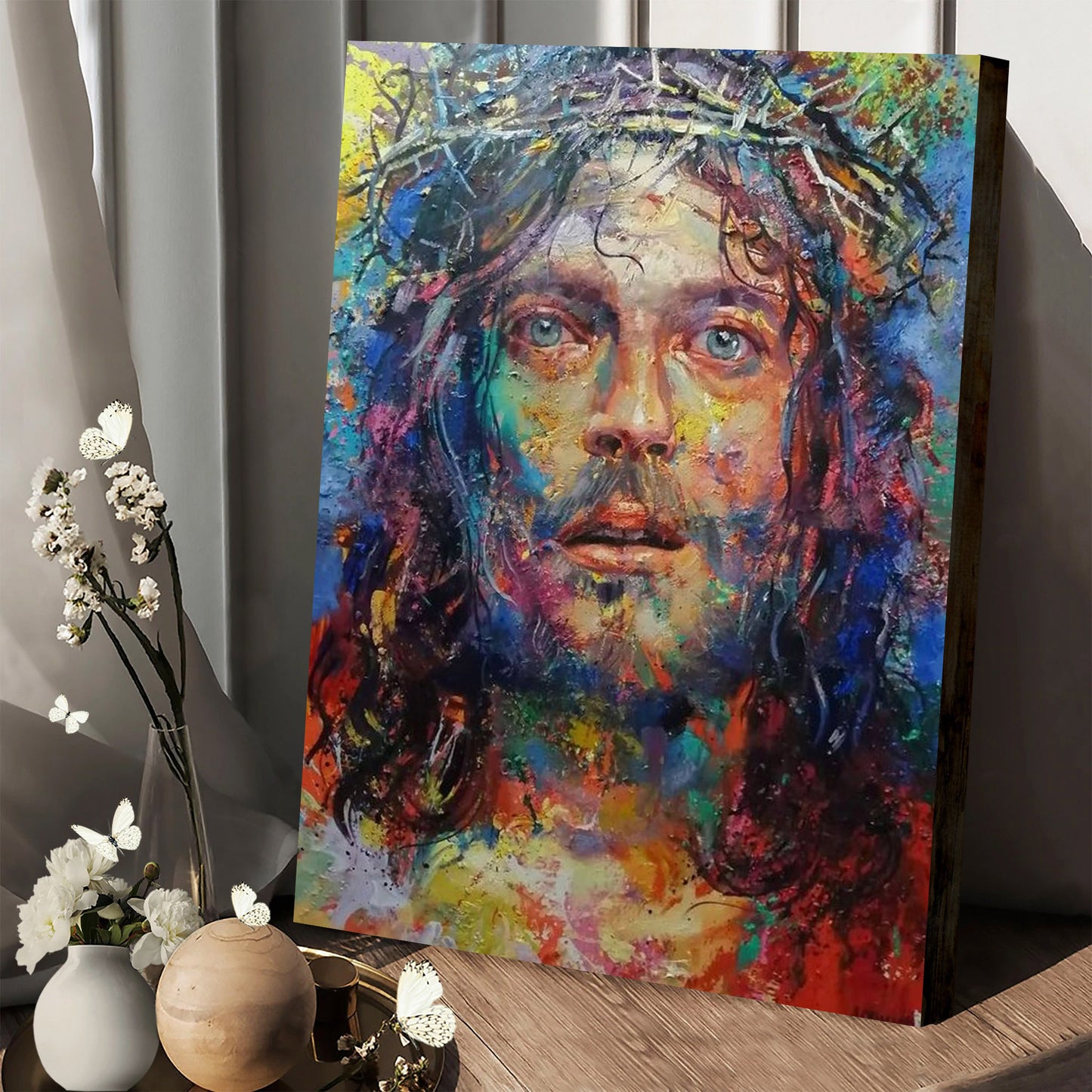 Jesus Christ Canvas Print Wall Art Canvas Prints - Jesus Christ Art - Christian Canvas Wall Decor