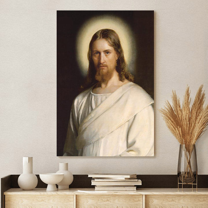 Jesus Christ Canvas Wall Art - Jesus Picture - Jesus Portrait Canvas